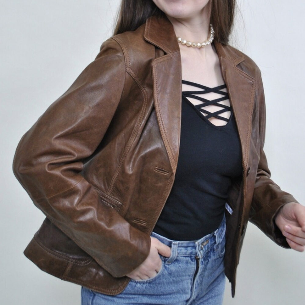 Theory leather jacket